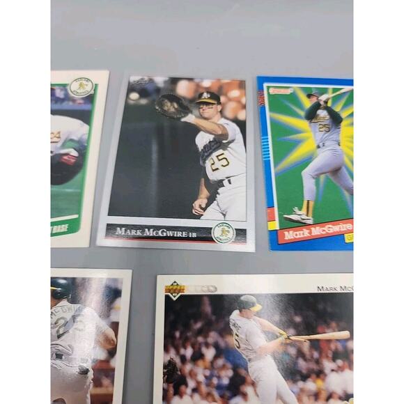 Lot of 7 Mark McGwire Baseball Cards Various Years - Picture 4 of 9